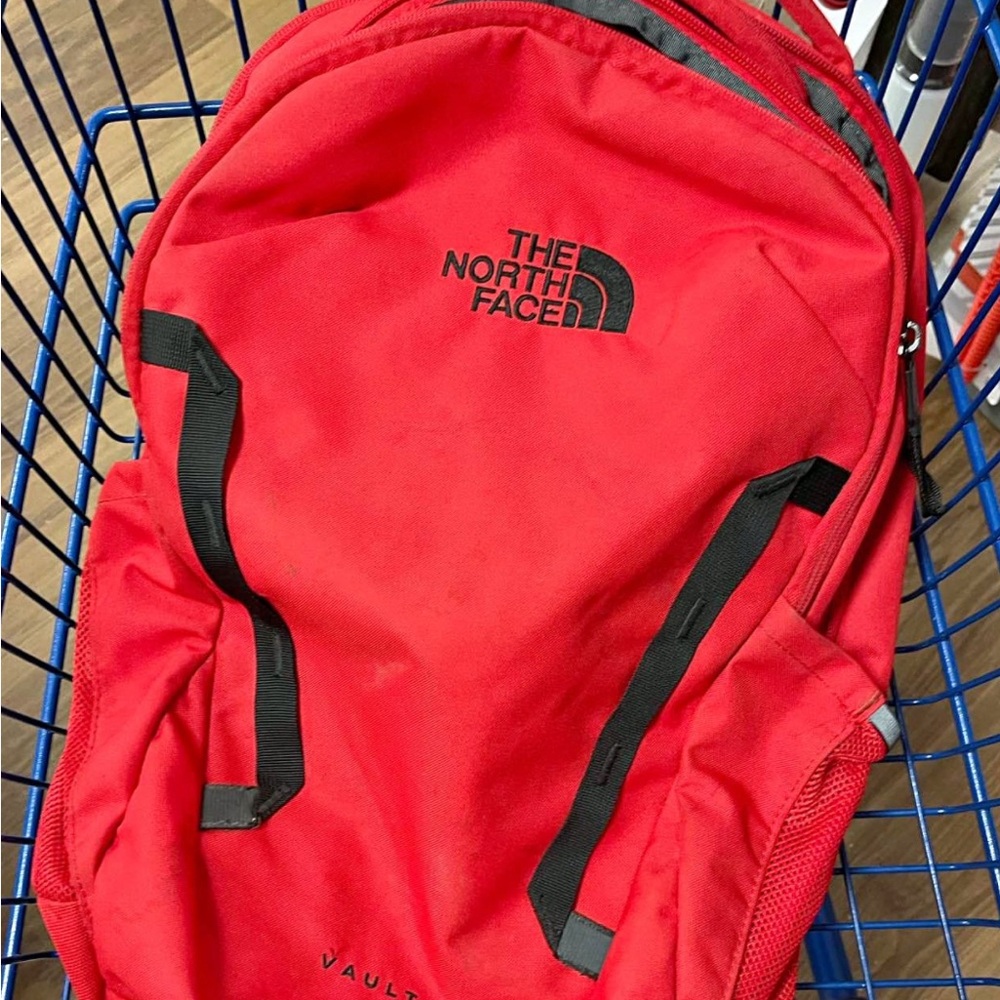 The North Face Red and Black Men's Backpack